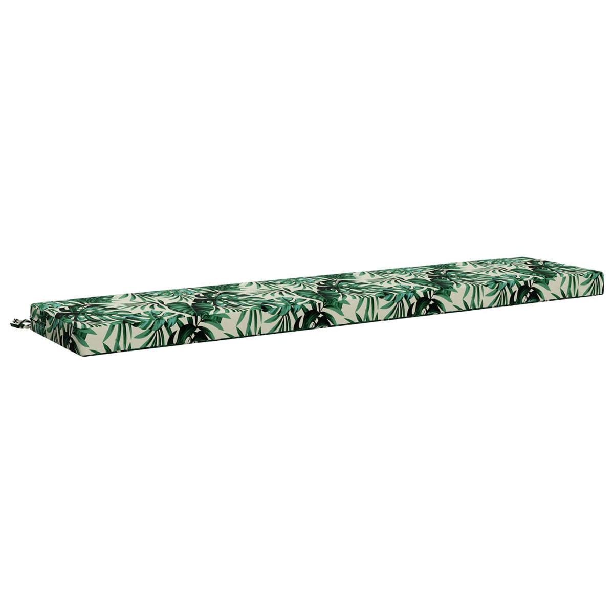 2-Piece Bench Cushions SOEST 2 pcs 100% Polyester Leaf Pattern