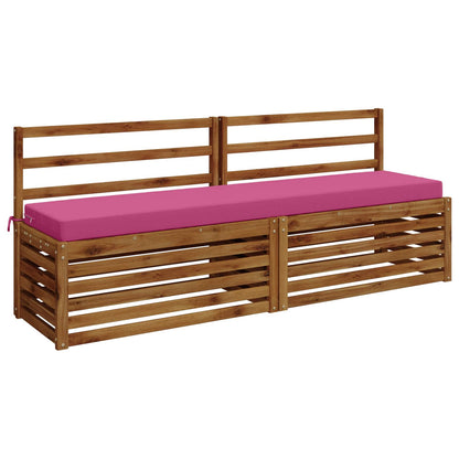Bench Cushion SOEST 100% Polyester Pink 200 x 40 x 8 cm