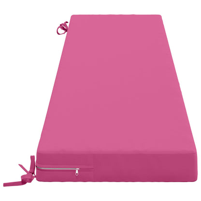 Bench Cushion SOEST 100% Polyester Pink 200 x 40 x 8 cm