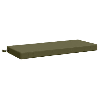 2-Piece Bench Cushions SOEST 2 pcs 100% Polyester Olive Green