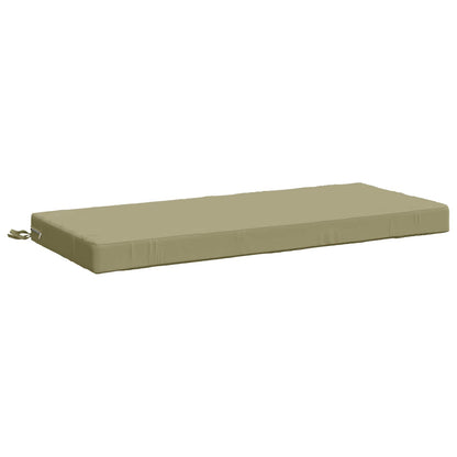 Bench Cushion SOEST 100% Polyester Light Green 110 x 50 x 8 cm