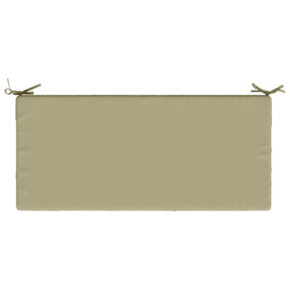 2-Piece Bench Cushions SOEST 2 pcs 100% Polyester Light Green