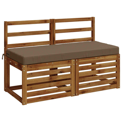 Bench Cushion SOEST 100% Polyester Taupe 110 x 50 x 8 cm