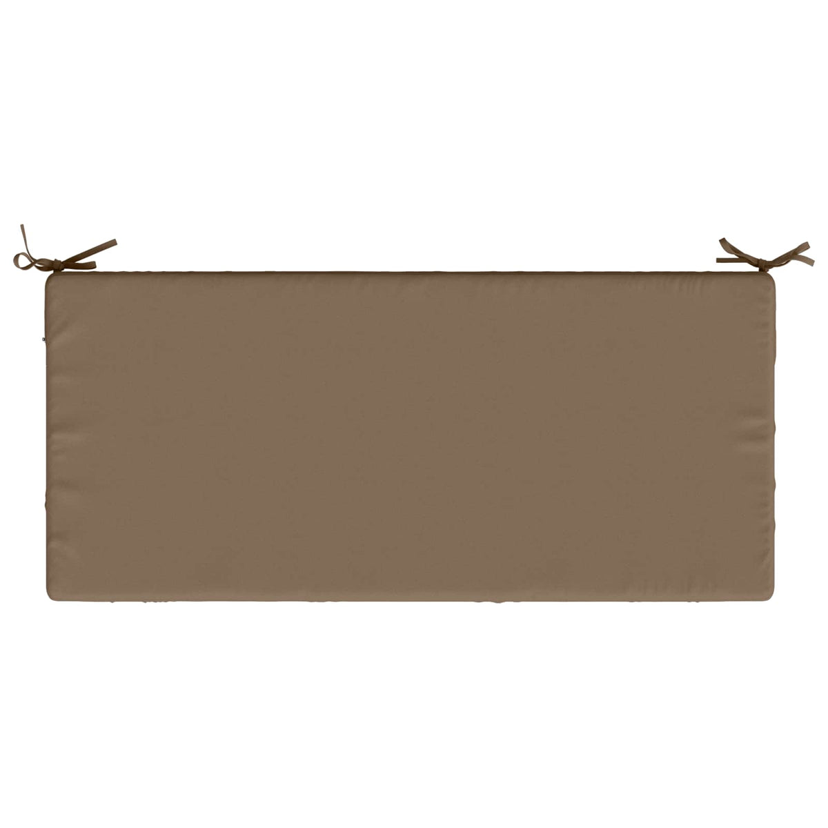 Bench Cushion SOEST 100% Polyester Taupe 110 x 50 x 8 cm