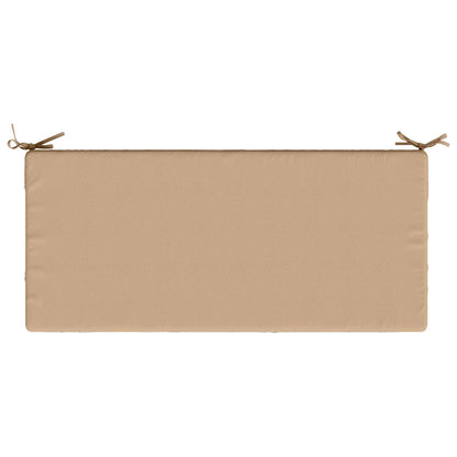 2-Piece Bench Cushions SOEST 2 pcs 100% Polyester Sand