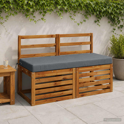 2-Piece Bench Cushions SOEST 2 pcs 100% Polyester Blue