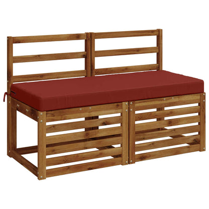 Bench Cushion SOEST 100% Polyester Red 110 x 50 x 8 cm