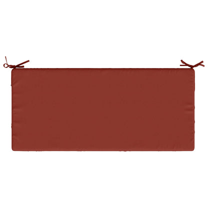2-Piece Bench Cushions SOEST 2 pcs 100% Polyester Red