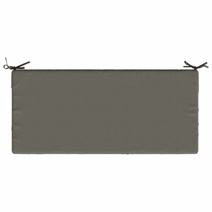 2-Piece Bench Cushions SOEST 2 pcs 100% Polyester Grey