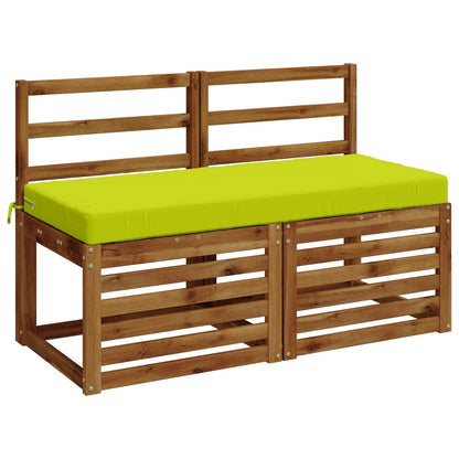 2-Piece Bench Cushions SOEST 2 pcs 100% Polyester Bright Green