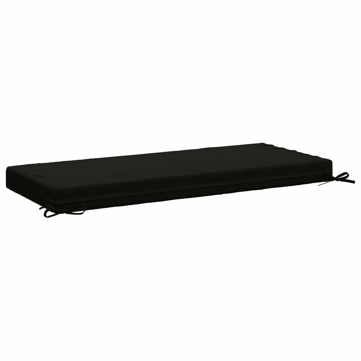 2-Piece Bench Cushions SOEST 2 pcs 100% Polyester Black