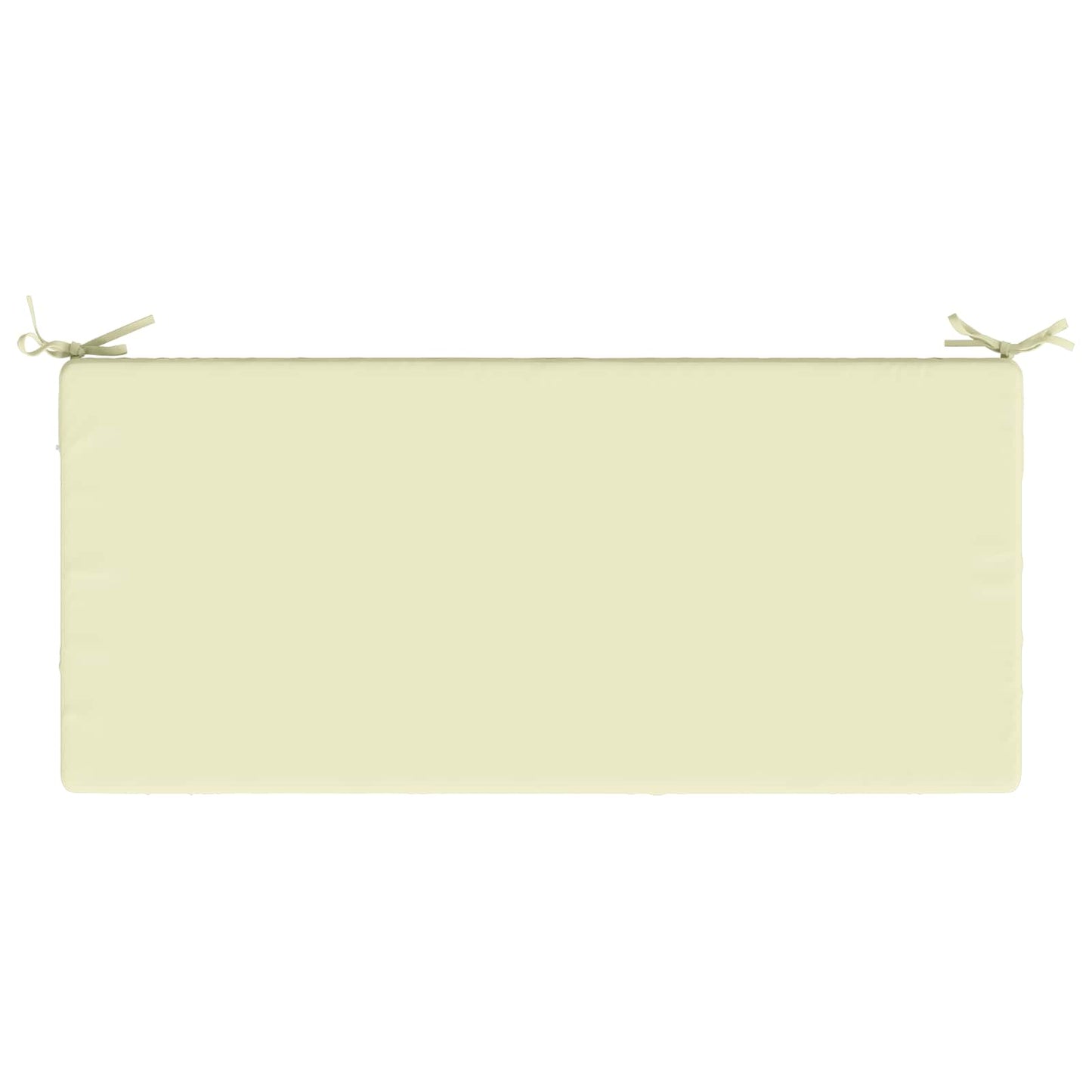 Bench Cushion SOEST 100% Polyester Cream 110 x 50 x 8 cm