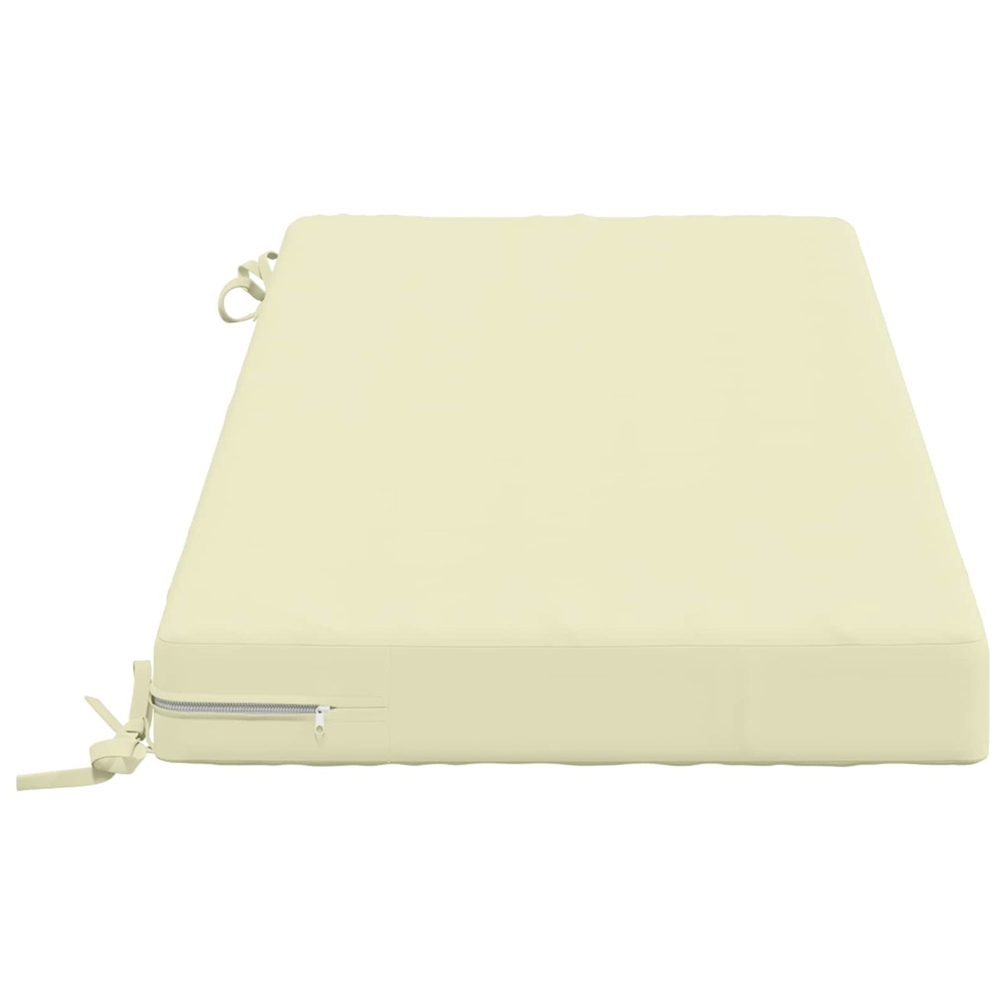 2-Piece Bench Cushions SOEST 2 pcs 100% Polyester Cream