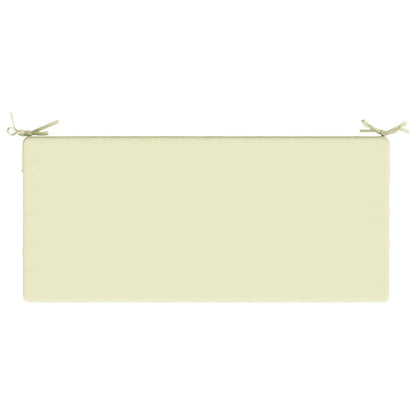 2-Piece Bench Cushions SOEST 2 pcs 100% Polyester Cream