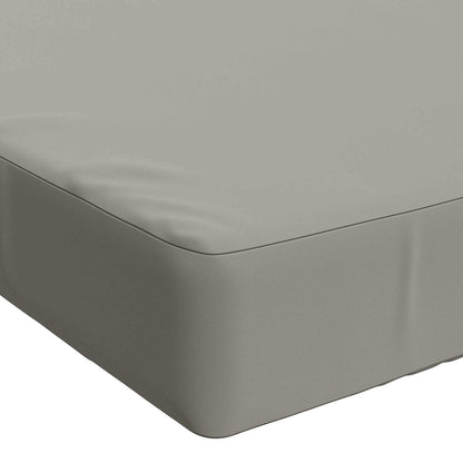 2-Piece Bench Cushions SOEST 2 pcs 100% Polyester Grey