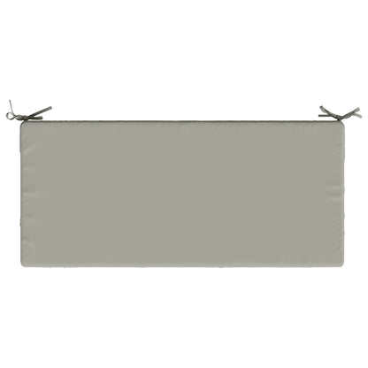 2-Piece Bench Cushions SOEST 2 pcs 100% Polyester Grey