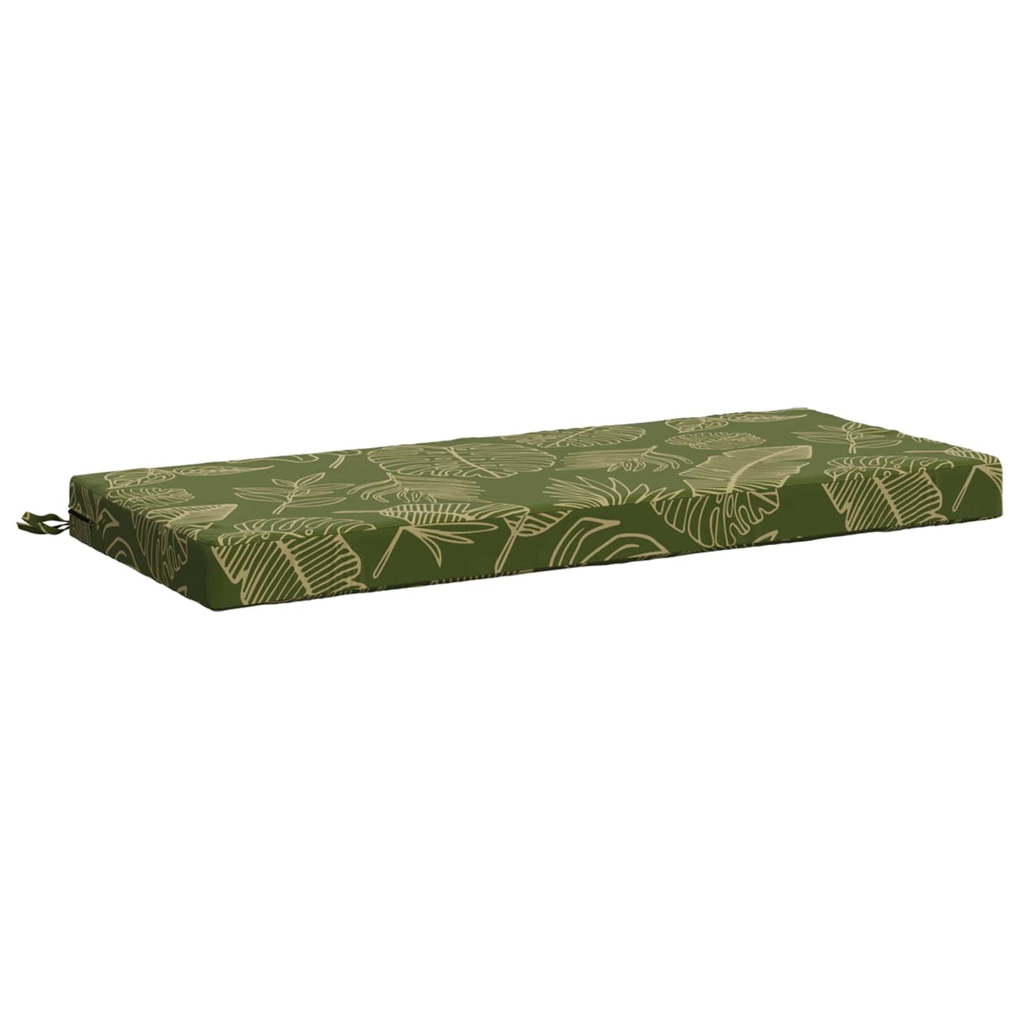 2-Piece Bench Cushions SOEST 2 pcs 100% Polyester Leaf Design