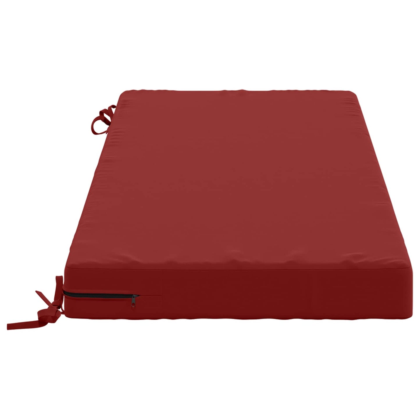 2-Piece Bench Cushions SOEST 2 pcs 100% Polyester Wine Red