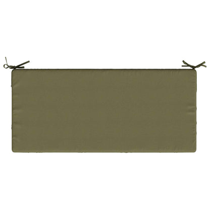 2-Piece Bench Cushions SOEST 2 pcs 100% Polyester Olive Green