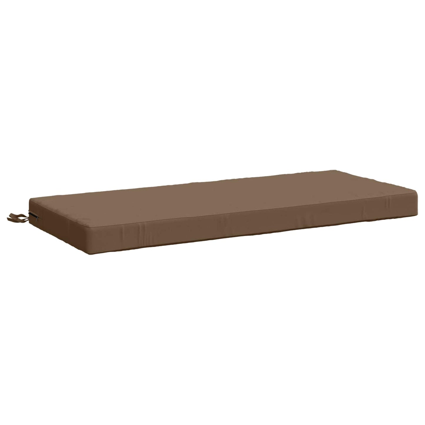 2-Piece Bench Cushions SOEST 2 pcs 100% Polyester Taupe