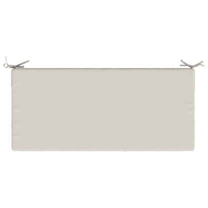 2-Piece Bench Cushions SOEST 2 pcs 100% Polyester White