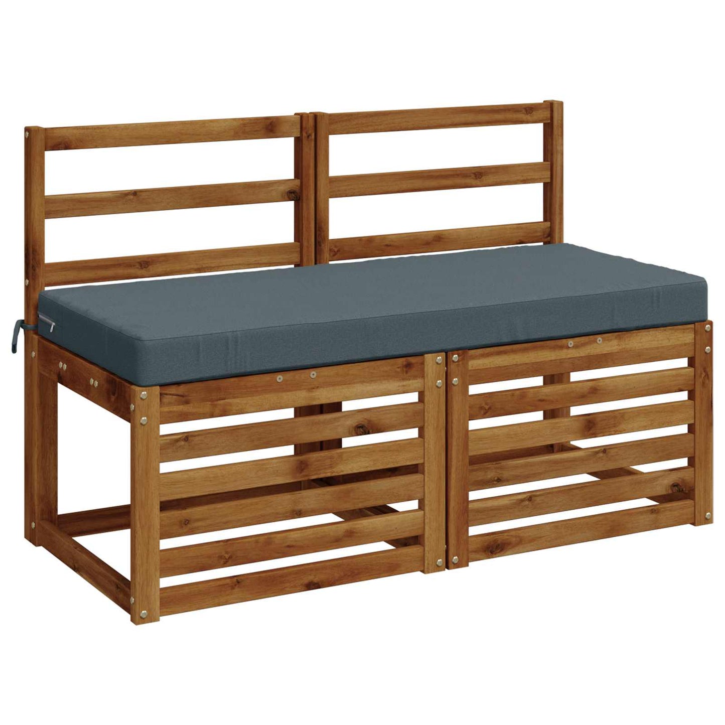Bench Cushion SOEST 100% Polyester Blue 120 x 50 x 8 cm