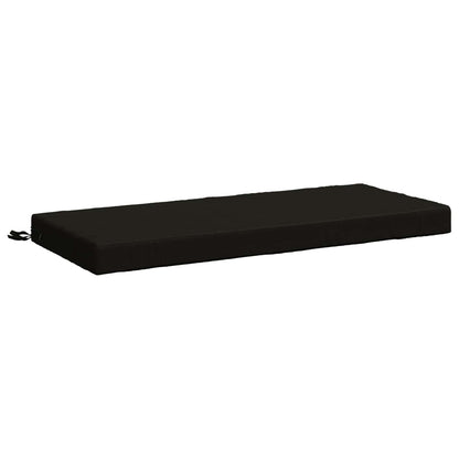 2-Piece Bench Cushions SOEST 2 pcs 100% Polyester Black