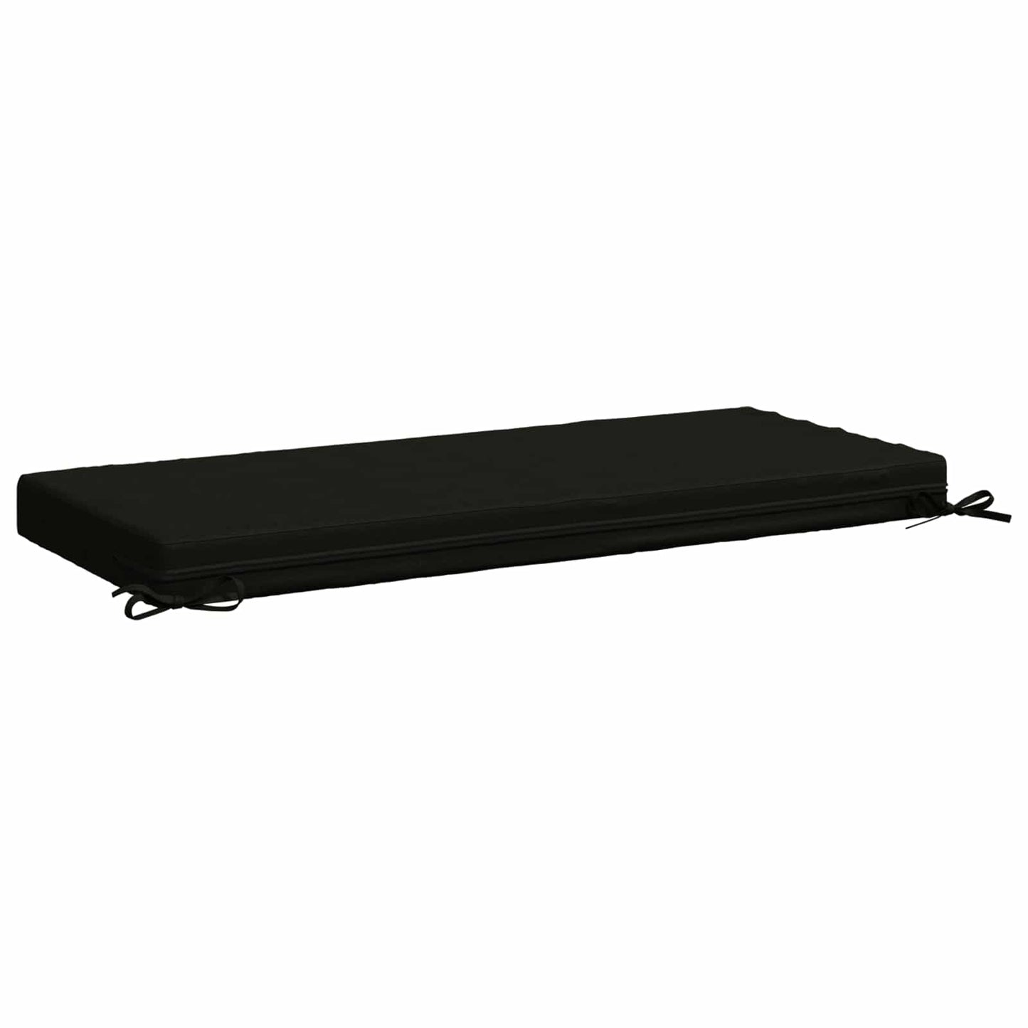 2-Piece Bench Cushions SOEST 2 pcs 100% Polyester Black