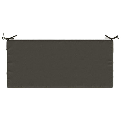 2-Piece Bench Cushions SOEST 2 pcs 100% Polyester Anthracite