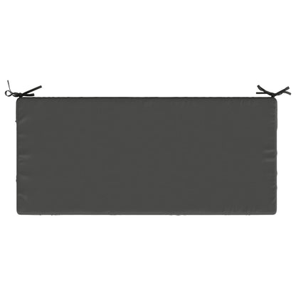 Bench Cushion SOEST 100% Polyester Anthracite 120 x 50 x 8 cm
