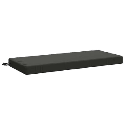 2-Piece Bench Cushions SOEST 2 pcs 100% Polyester Anthracite