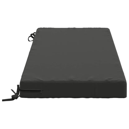 2-Piece Bench Cushions SOEST 2 pcs 100% Polyester Anthracite