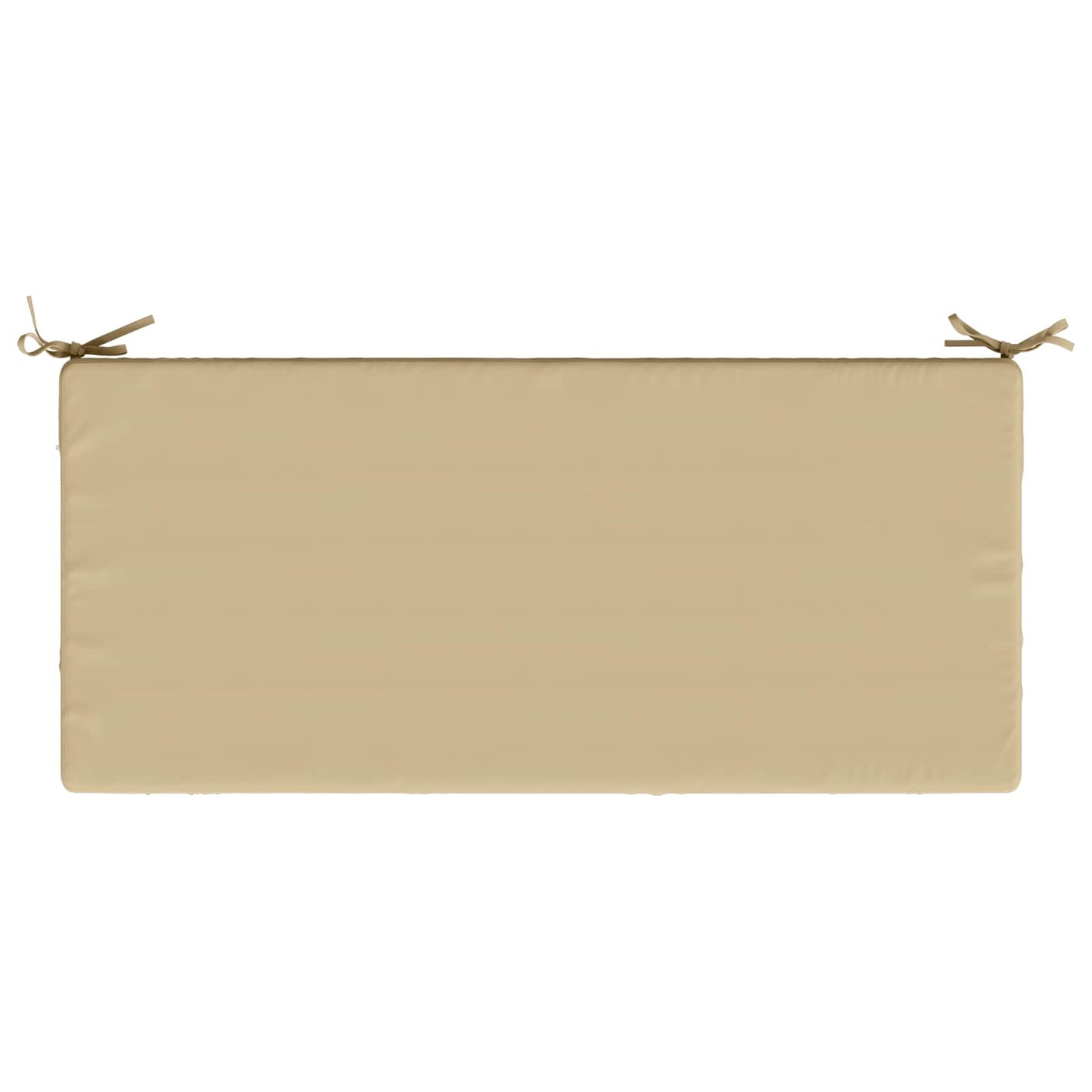 2-Piece Bench Cushions SOEST 2 pcs 100% Polyester Beige