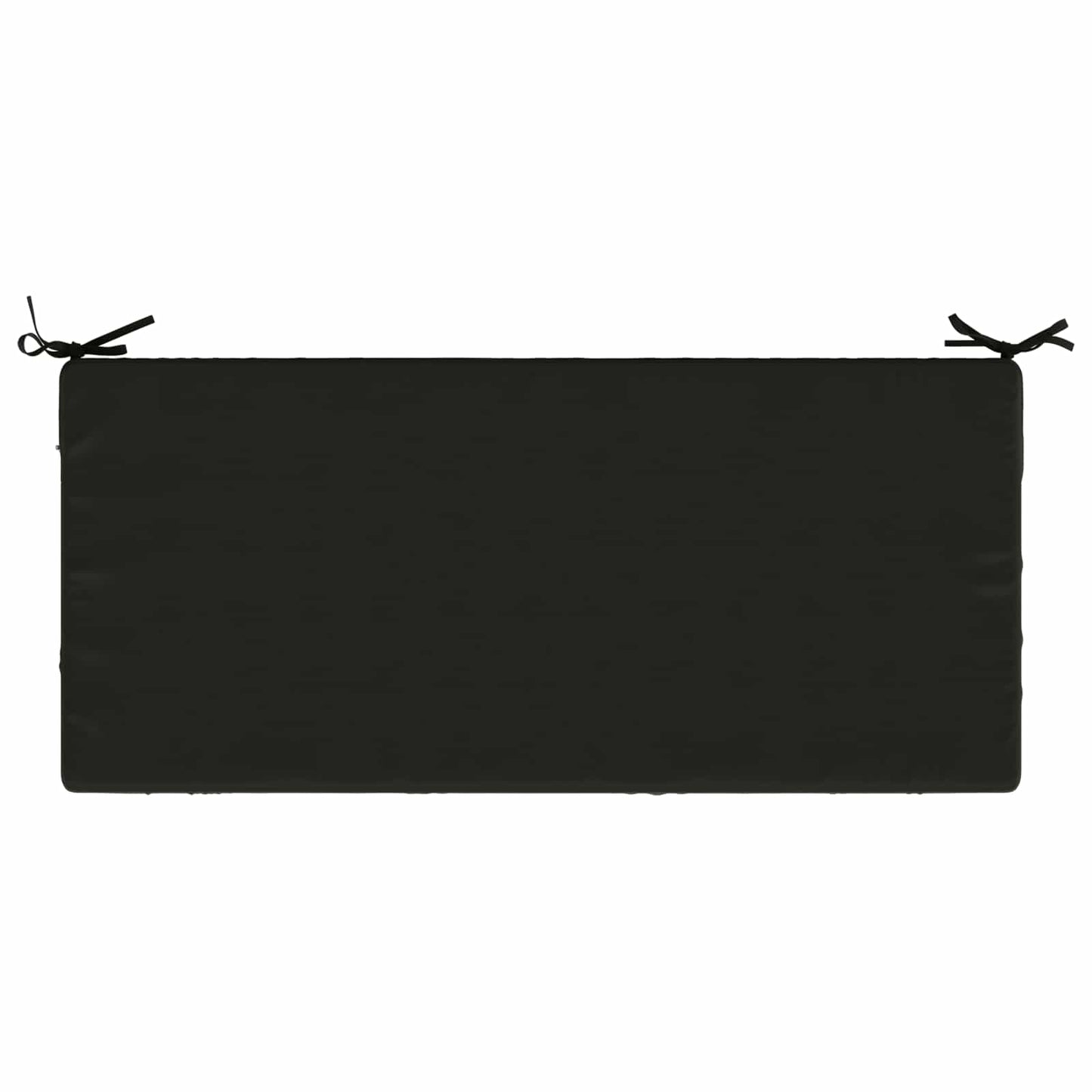 2-Piece Bench Cushions SOEST 2 pcs 100% Polyester Black