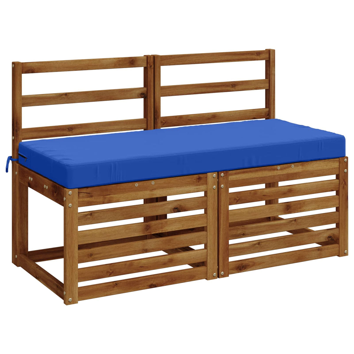 Bench Cushion SOEST 100% Polyester Royal Blue 120 x 50 x 8 cm