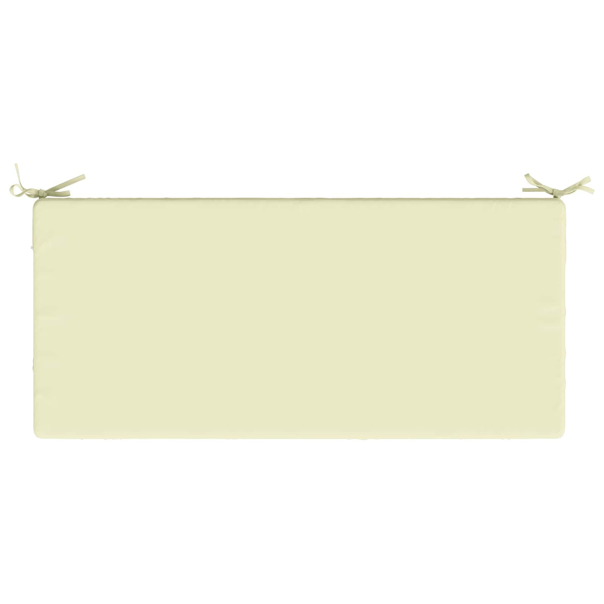 Bench Cushion SOEST 100% Polyester Cream 120 x 50 x 8 cm