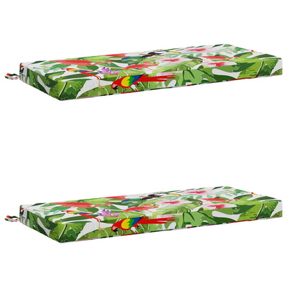 2-Piece Bench Cushions SOEST 2 pcs 100% Polyester Multicolour