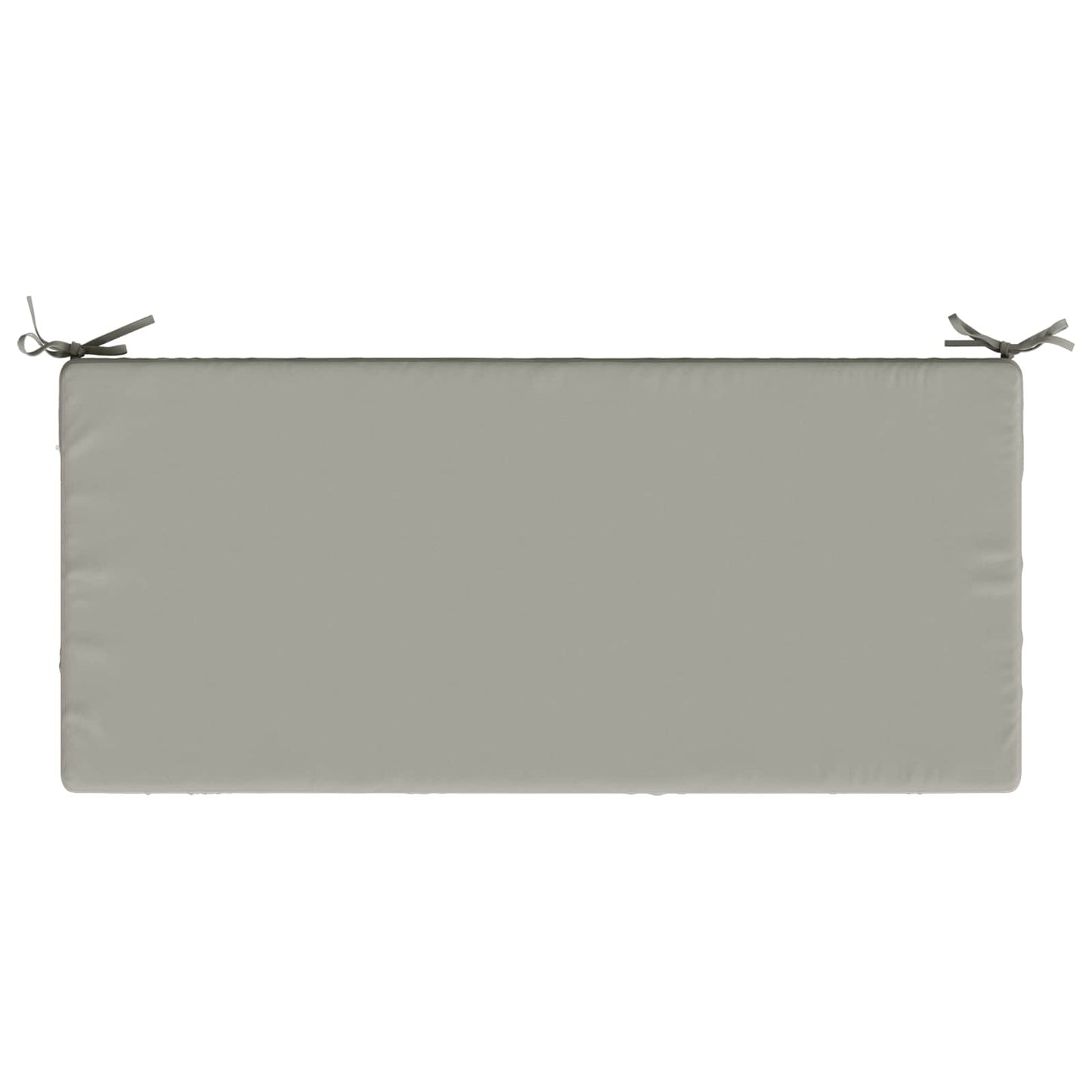 Bench Cushion SOEST 100% Polyester Grey 120 x 50 x 8 cm