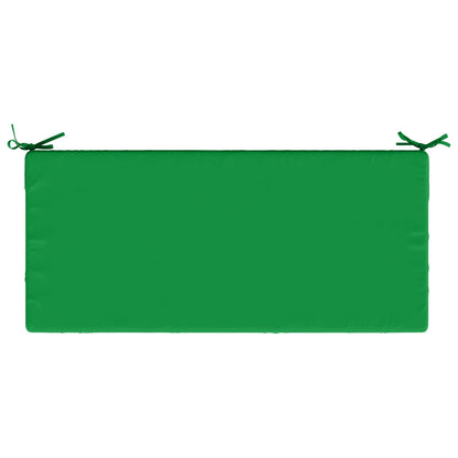 Bench Cushion SOEST 100% Polyester Green 120 x 50 x 8 cm