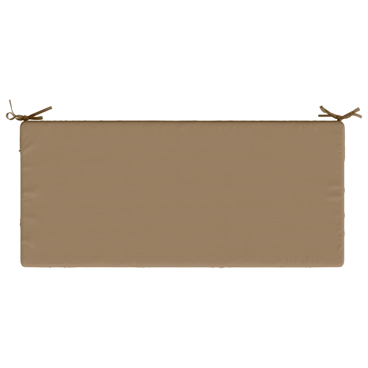 Bench Cushion SOEST 100% Polyester Taupe 120 x 50 x 8 cm