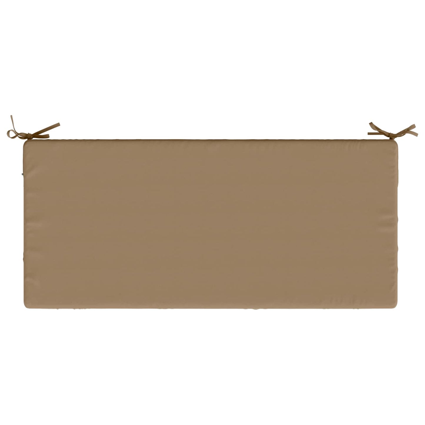 2-Piece Bench Cushions SOEST 2 pcs 100% Polyester Taupe