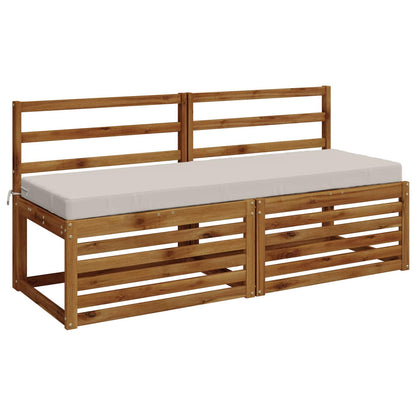 2-Piece Bench Cushions SOEST 2 pcs 100% Polyester White