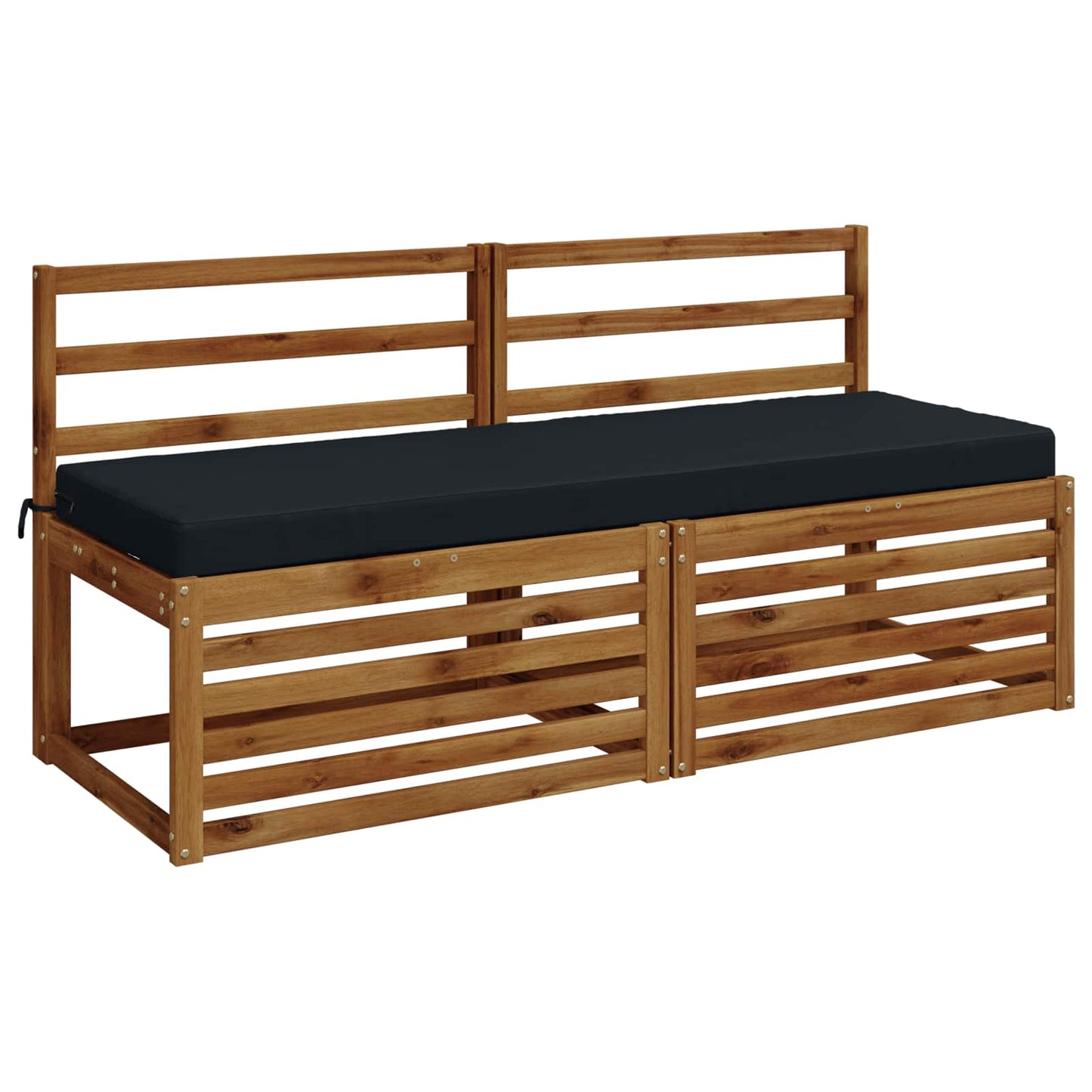2-Piece Bench Cushions SOEST 2 pcs 100% Polyester Dark Blue