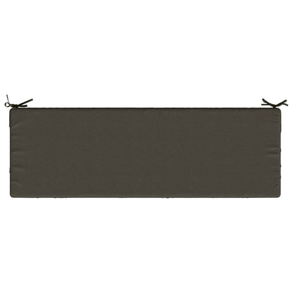 2-Piece Bench Cushions SOEST 2 pcs 100% Polyester Anthracite