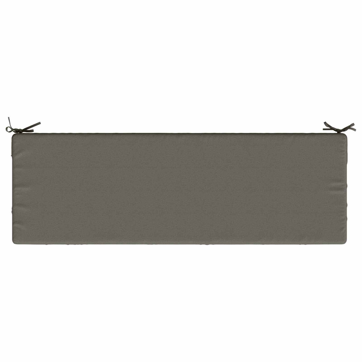 2-Piece Bench Cushions SOEST 2 pcs 100% Polyester Grey