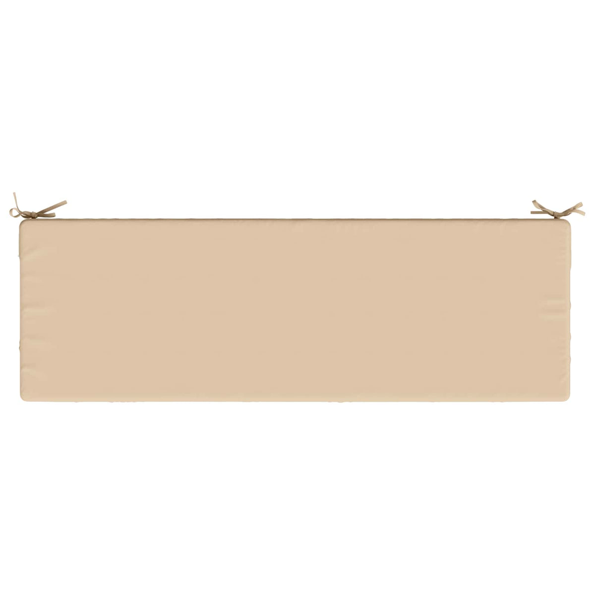 2-Piece Bench Cushions SOEST 2 pcs 100% Polyester Cream