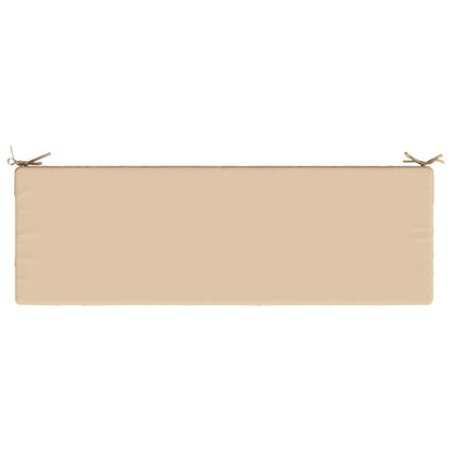 2-Piece Bench Cushions SOEST 2 pcs 100% Polyester Cream