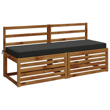 Bench Cushion SOEST 100% Polyester Anthracite 140 x 50 x 8 cm