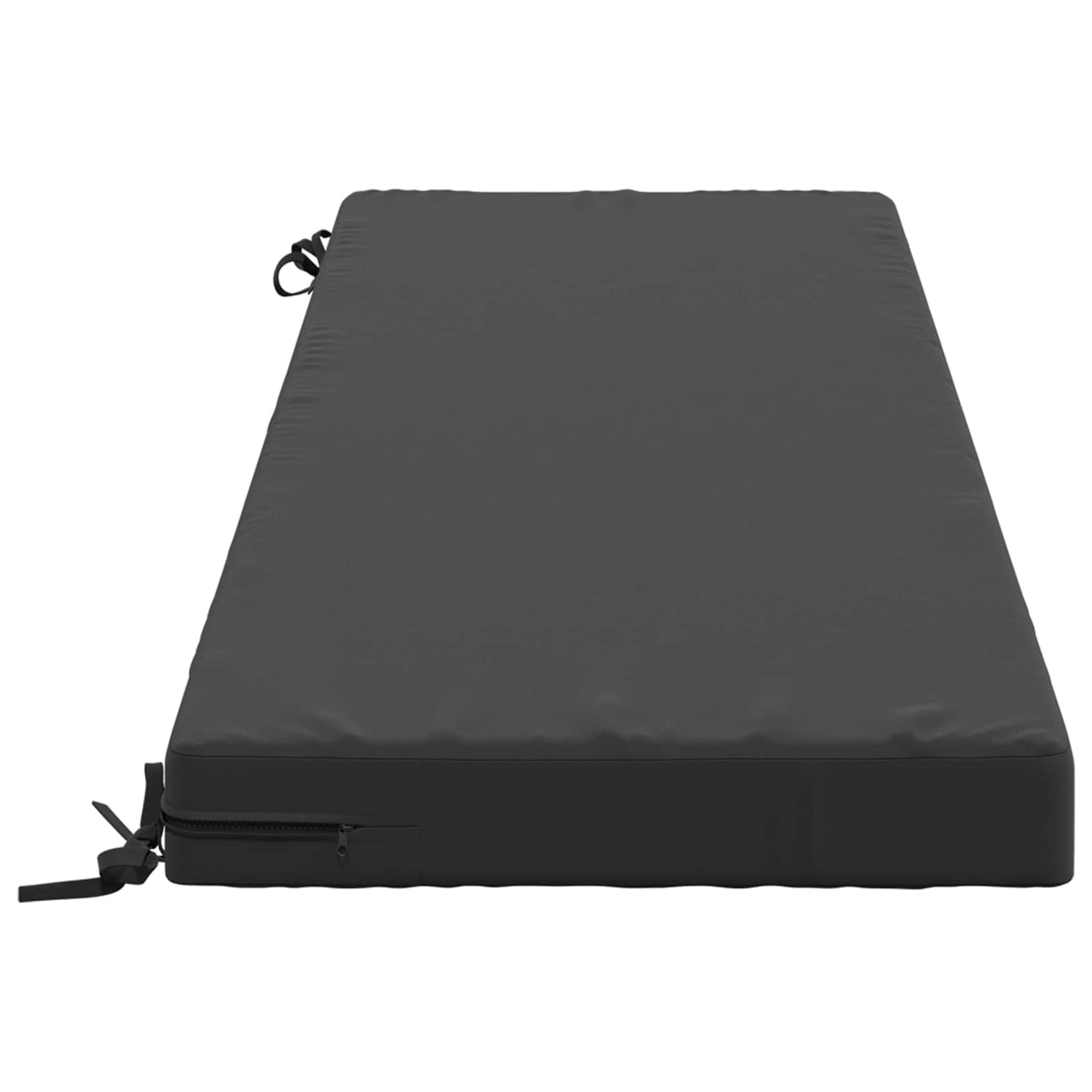 Bench Cushion SOEST 100% Polyester Anthracite 140 x 50 x 8 cm