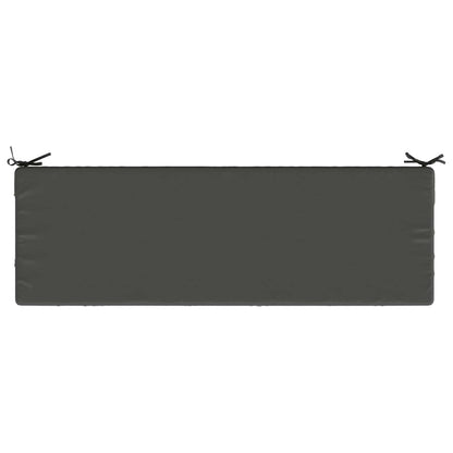 Bench Cushion SOEST 100% Polyester Anthracite 140 x 50 x 8 cm